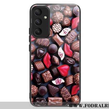 Skal Samsung Galaxy A55 5g Telefonfodral Härdat Glaschoklad