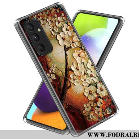 Skal Samsung Galaxy A55 5g Telefonfodral Målade Blommor