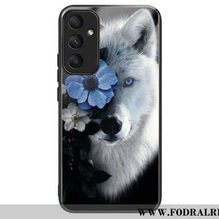 Skal Samsung Galaxy A55 5g Telefonfodral Vargblommigt Härdat Glas