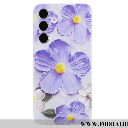 Skal Samsung Galaxy S24 Fe Lila Blommor