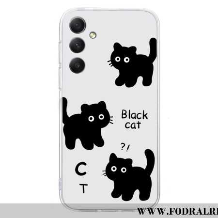 Skal Samsung Galaxy S24 Fe Svart Katt