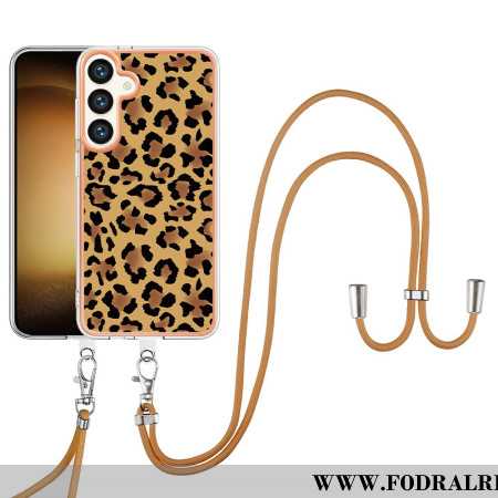 Skal Samsung Galaxy S24 Plus 5g Dragsko Leopardtryck