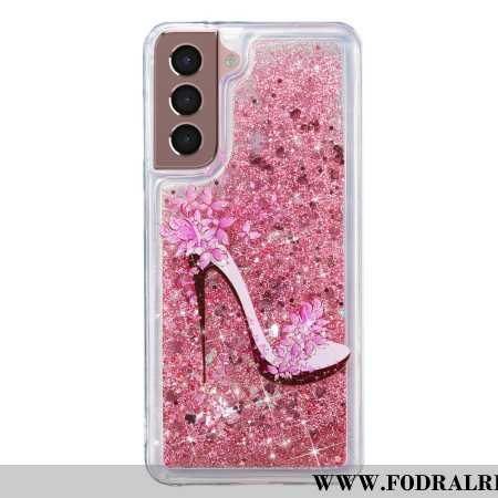 Skal Samsung Galaxy S24 Plus 5g Flytande Glitterpump