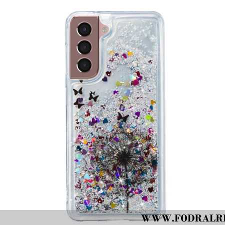 Skal Samsung Galaxy S24 Plus 5g Telefonfodral Maskros Flytande Glitter