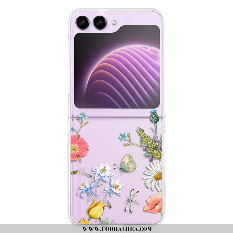 Skal Samsung Galaxy Z Flip 5 Genomskinliga Fleuretter