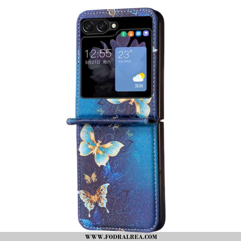 Skal Samsung Galaxy Z Flip 5 Telefonfodral Fjärilar