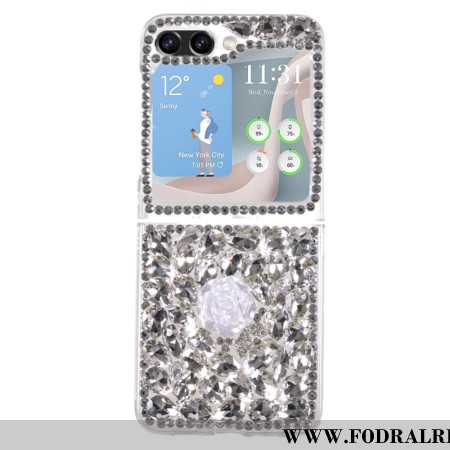 Skal Samsung Galaxy Z Flip 5 White Rose Berlocker