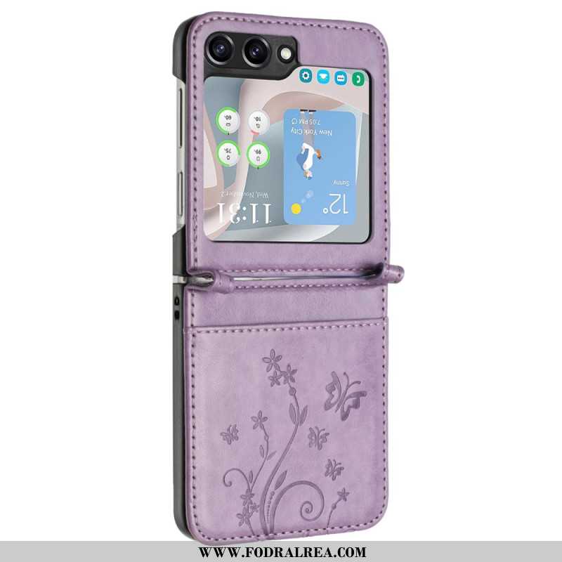 Skal Samsung Galaxy Z Flip 6 Fjärilar Och Blommor