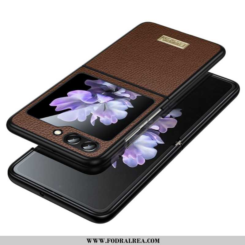 Skal Samsung Galaxy Z Flip 6 Litchi Texture Sulada