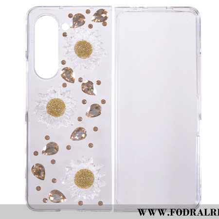 Skal Samsung Galaxy Z Fold 5 Telefonfodral Daisy Charms