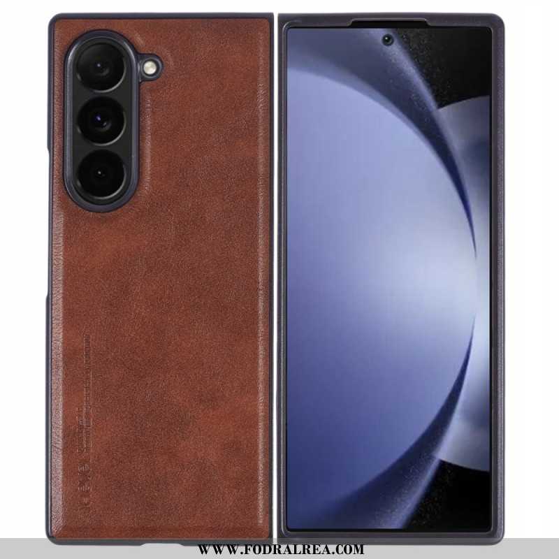 Skal Samsung Galaxy Z Fold 6 Telefonfodral Faux Leather X-level