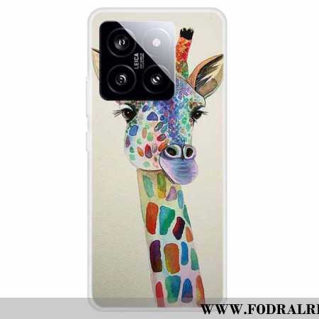 Skal Xiaomi 14 Färgglad Giraff