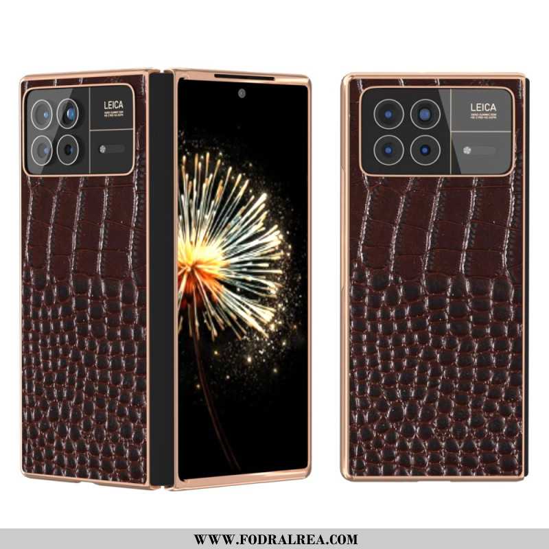 Skal Xiaomi Mix Fold 3 Telefonfodral Krokodilstil