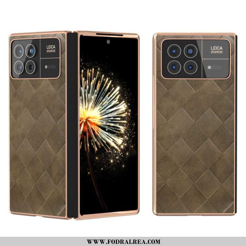 Skal Xiaomi Mix Fold 3 Telefonfodral Vävt Mönster