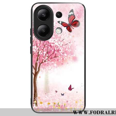 Skal Xiaomi Redmi Note 13 4g Telefonfodral Körsbärsblommor I Härdat Glas