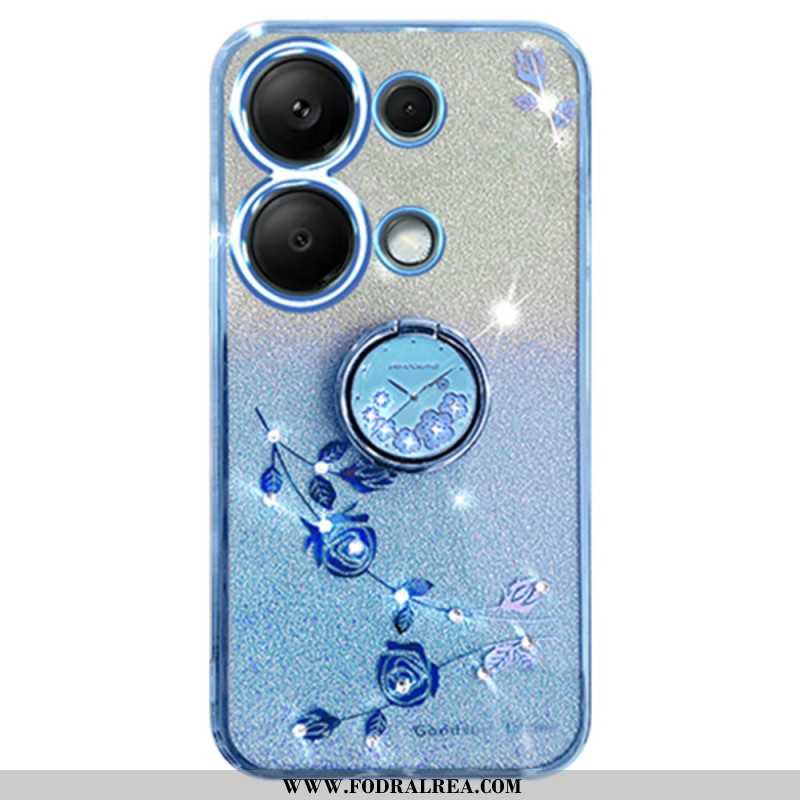 Skal Xiaomi Redmi Note 13 5g Kadem Glitter Och Rhinestone Support