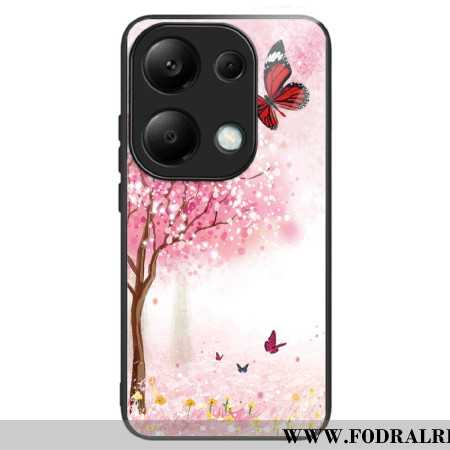 Skal Xiaomi Redmi Note 13 Pro 4g Körsbärsblommor I Härdat Glas