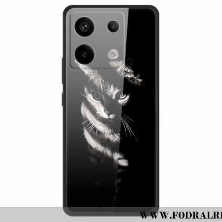 Skal Xiaomi Redmi Note 13 Pro 5g Shadow Cat Härdat Glas