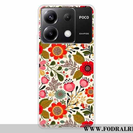 Skal Xiaomi Redmi Note 13 Pro 5g Telefonfodral Färgglada Blommor