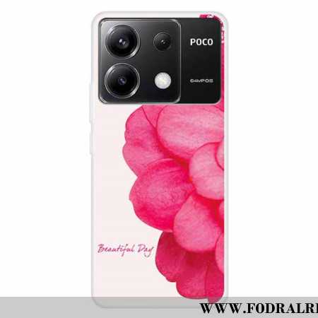 Skal Xiaomi Redmi Note 13 Pro 5g Telefonfodral Rosa Blomma