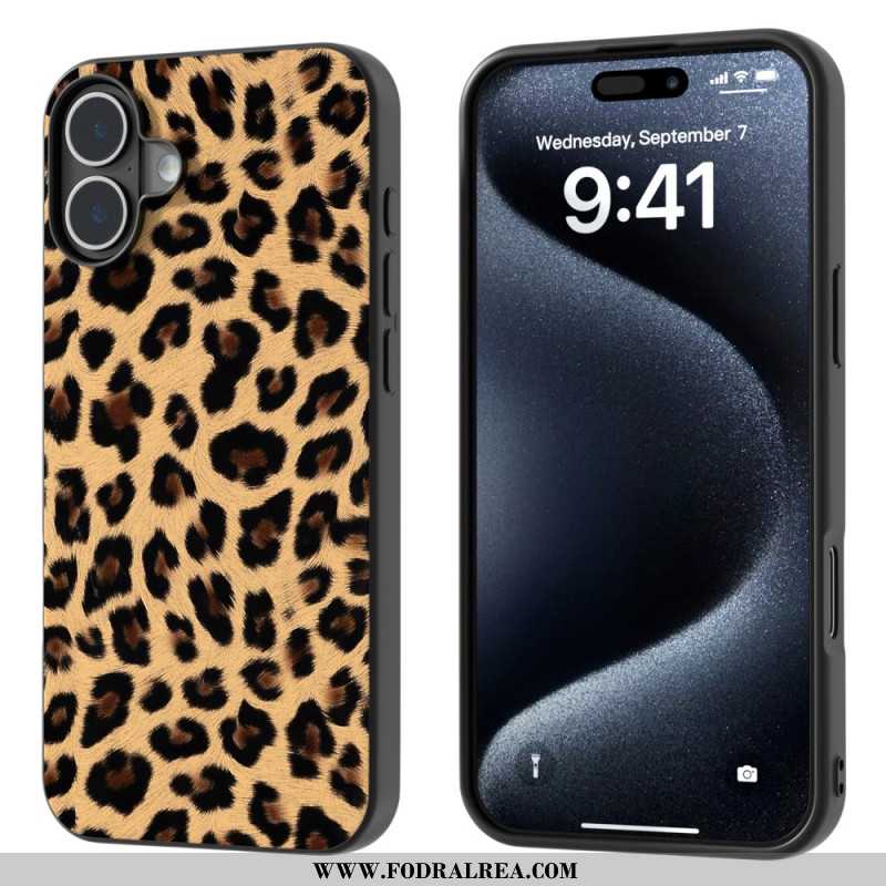 Skal iPhone 16 Leopardstil