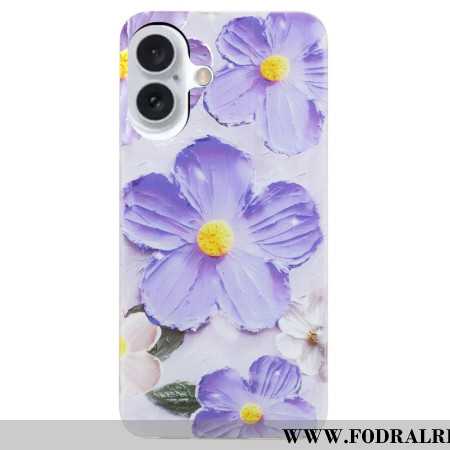 Skal iPhone 16 Lila Blommor