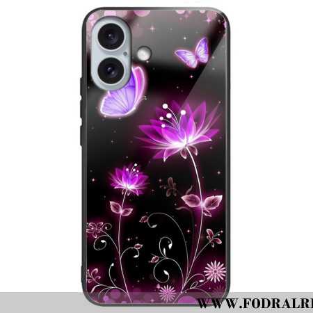 Skal iPhone 16 Plus Fluorescerande Lotus