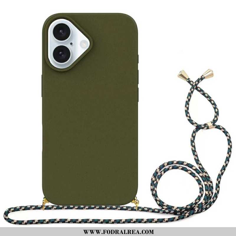 Skal iPhone 16 Plus Telefonfodral Cordon Wheat Straw