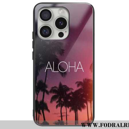 Skal iPhone 16 Pro Aloha Härdat Glas