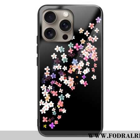 Skal iPhone 16 Pro Blommönster I Härdat Glas