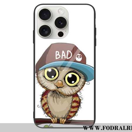 Skal iPhone 16 Pro Max Bad Owl Härdat Glas