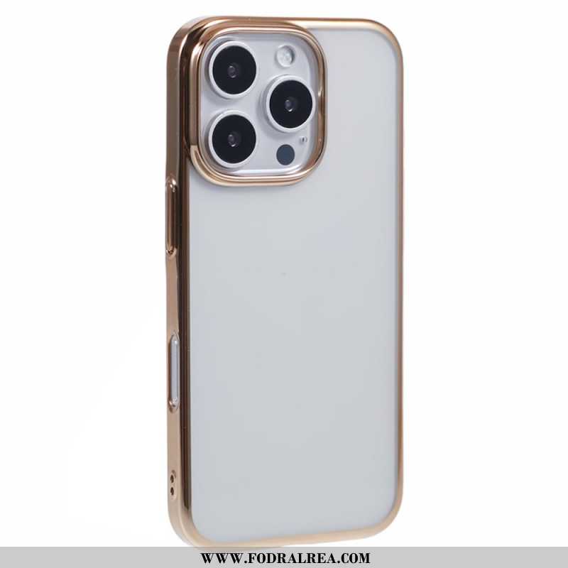 Skal iPhone 16 Pro Max Telefonfodral Metal Effect Edge X-level