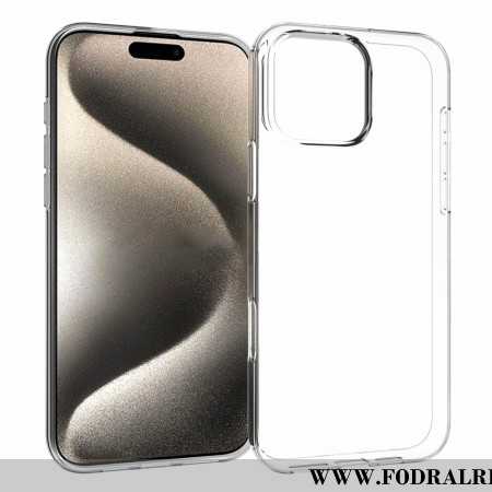 Skal iPhone 16 Pro Max Telefonfodral Transparent