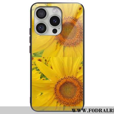 Skal iPhone 16 Pro Telefonfodral Solroshärdat Glas