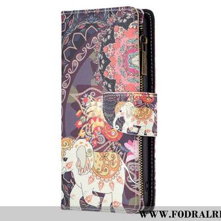 Skyddsfodral Xiaomi Redmi Note 13 Pro 4g Tribal Elephant Wallet Med Rem